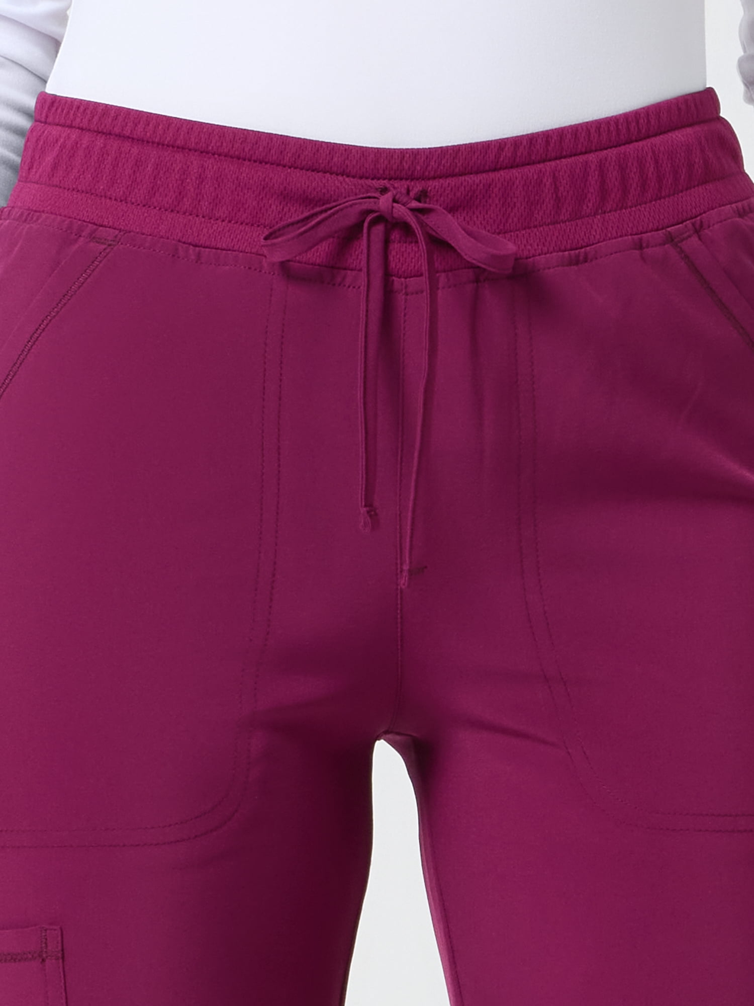 Scrubstar Performance Women’s Antimicrobial Drawstring Cargo Straight Leg Scrub Pant, Sizes XS–3XL