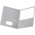 thumbnail image 1 of WWS-Twin Pocket Folders, Letter Size, Gray, 25 per Box (57505), 1 of 4