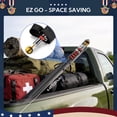 thumbnail image 4 of Yescom EZ GO 30ft Telescopic Flag Pole Kit Upgrade Rotating Lock for Outside Inground with 3x5' US Flag Ball Top Black, 4 of 9