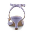 thumbnail image 3 of Journee Womens Jennifer Kitten Heel Ankle Strap Open Toe Dress Sandals, 3 of 9