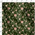 thumbnail image 3 of Soimoi Polyester Crepe Fabric Leaves & Peach Flower Floral Print Sewing Fabric Yard 52 Inch Wide, 3 of 6