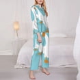 thumbnail image 3 of Sigee Three White Geese for Women’s Pajama Sets Long-Sleeved Pjs Sets for Women 2 piece Sleepwear-Small, 3 of 7