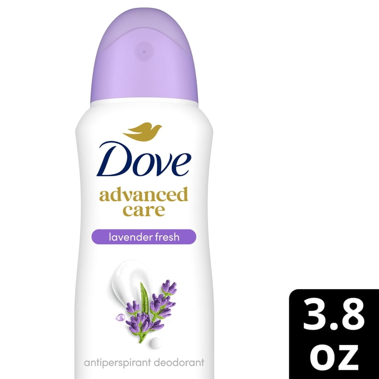 Dove Advanced Care Antiperspirant Deodorant Spray for After Shave Care For Underarms Lavender Fresh 72-hour Antiperspirant Deodorant For Soft