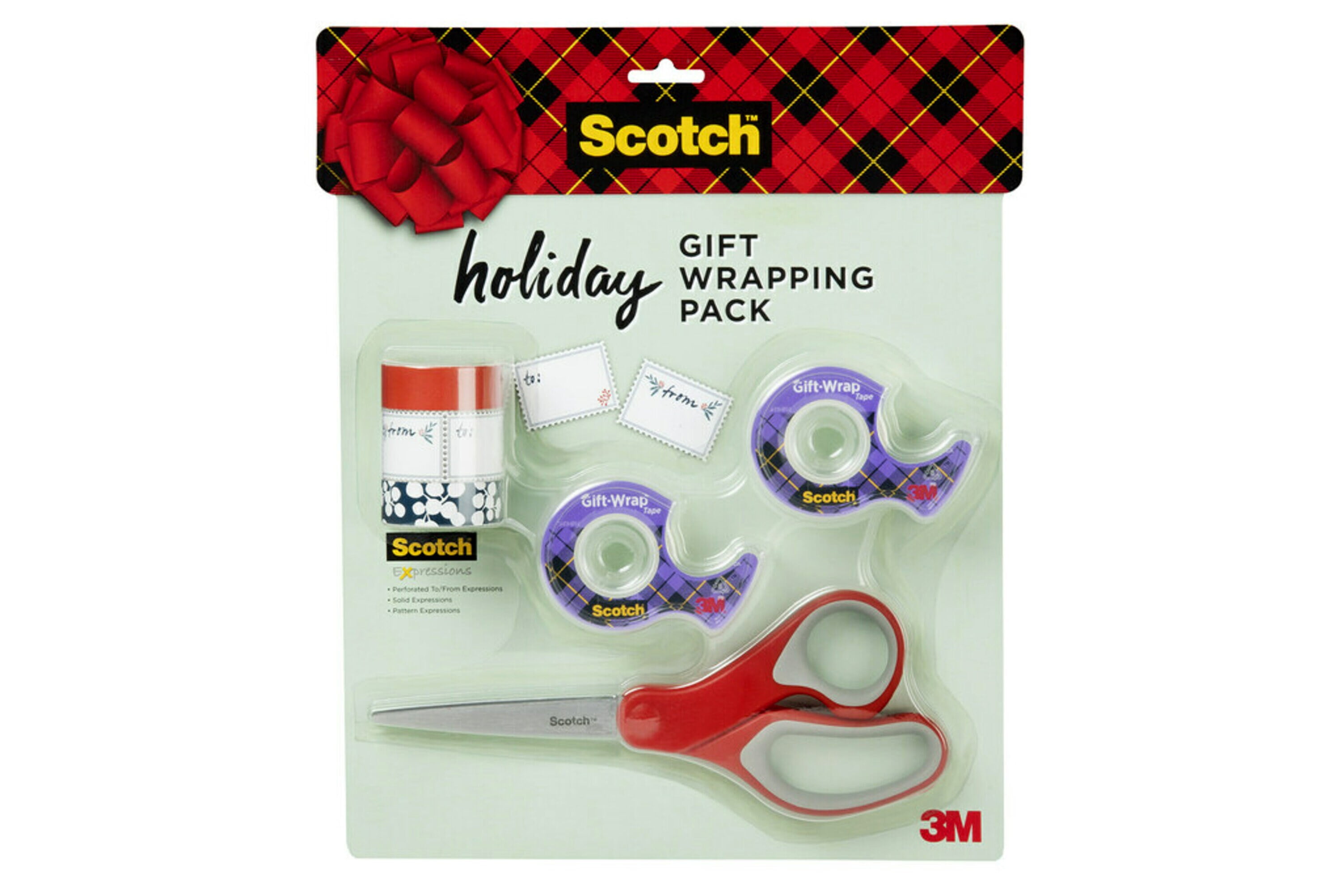 (40 pack) Scotch Gift Wrapping Kit, includes Tapes & Scissor