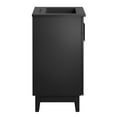 thumbnail image 3 of Sink Vanity Cabinet, Black, Melamine Wood , Hotel Bedroom Bathroom, Modern Contemporary HB36115, 3 of 11