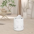 thumbnail image 6 of FashionCha Trash Can Bathroom Bin Swing Lid Chinese Style Wastebasket Rubbish Basket Bucket White L, 6 of 9