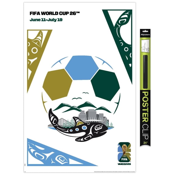 FIFA World Cup 2026 - Vancouver Wall Poster, 22.375" x 34"