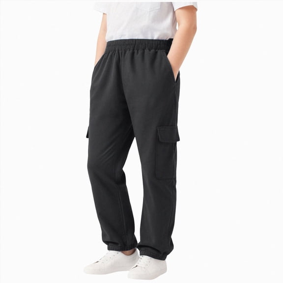 Gibobby Boys Pants Toddler Little Boys Cargo Jogger Pants 12 18Months 2T 3T 4T 5T Baby Boys Sweatpants Quick Dry Casual Pull On Pants Boys Casual Pants(7-8 Years,Black)