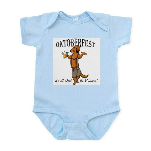 CafePress - LH Oktoberfest Dachshund Infant Bodysuit - Baby Light Bodysuit, Size Newborn - 24 Months