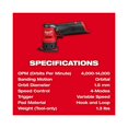 thumbnail image 3 of Lijadora de Detalles Milwaukee 12V, 3 of 3