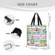 thumbnail image 3 of Balery Space Doodle Bolsa de Mano para Mujeres con Cremallera, Bolsa de Gimnasio con Compartimentos, Bolsa para Laptop, Bolsa para Trabajo, 3 of 7