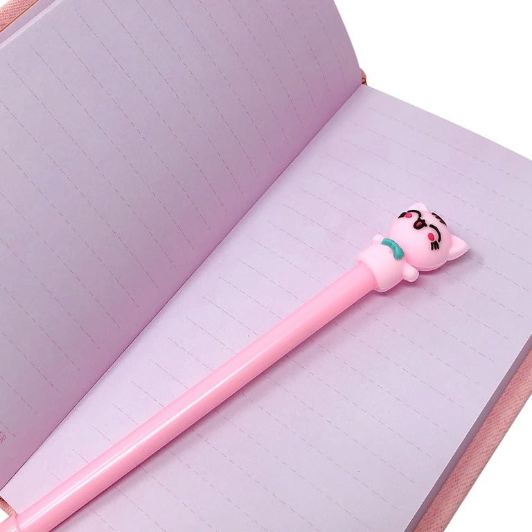 Wrapables Cute Notebook Gel Pen Set, Diary Journal Gift Set, Cat, 1 - Kroger