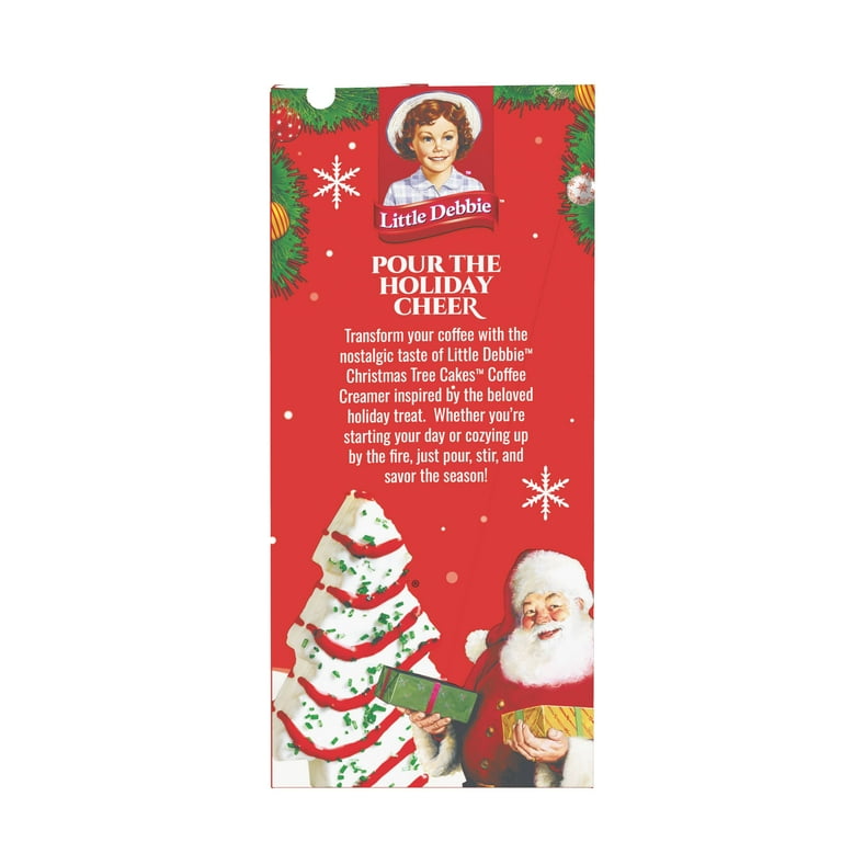 LITTLE DEBBIE CHRISTMAS TREE CAKES COFFEE CREAMER 33.8 fl oz