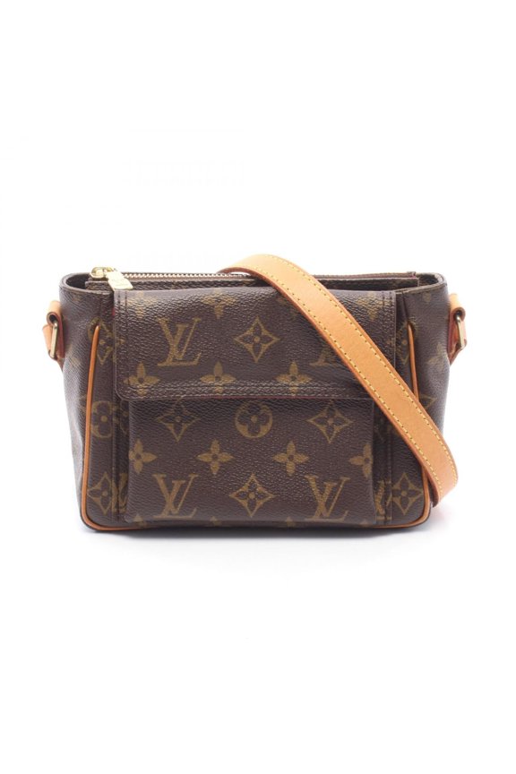 Pre-Owned Louis Vuitton LOUIS VUITTON Vivacite PM Shoulder Bag Handbag Coated Canvas Leather...