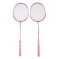 thumbnail image 1 of Badminton Racket, Iron Alloy Racquets with 3 Shuttlecocks, Bag, Box, Fast Swing Speed for Beginner Child Adult, 1 of 7
