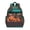 Dark-green-59, variant on Student Backpack Bookbag Tropical Hawaiian Island Exotic Palm Tree Tropical Sunset Hawaiian Island Classic Beach Vacation