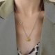 thumbnail image 4 of Collar de corazón shaofei cadena Choker ajustable de acero inoxidable, 4 of 4