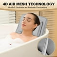 thumbnail image 3 of Full Body Bath Pillow for Bathtub, Non-Slip Bath Pillows for Tub, Spa Bathtub Pillow Cushion for Headrest Neck Shoulder and Back Rest Support，Relaxation Spa Accessories-50 x 15" (Grey), 3 of 14