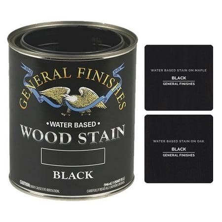 General Finishes Water Based Wood Black Stain,