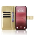 thumbnail image 5 of Wallet Case for Nothing Phone 4A Pro with Card Holder, PU Leather Flip Phone Case with Kickstand Magnetic Closure Wrist Strap Gold, 5 of 5