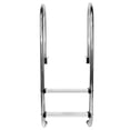thumbnail image 3 of Anti Slip Pool Ladder, Smooth  Fashionable Beautiful Appearance Stainless Steel Pool Ladder, for Large Swimming Pools Private Open Air Entertainment, 3 of 7