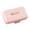 Pink L, variant on KGJQ 7 Compartments Pill Box, with Sealing Ring And Lock Buckle, Waterproof Double-Layer Medicine Organizer, for Travel And Daily Use