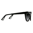 thumbnail image 3 of Polarized Classic Modern Marilyn Cat Eye Sunglasses Chill Black - Black, 3 of 4
