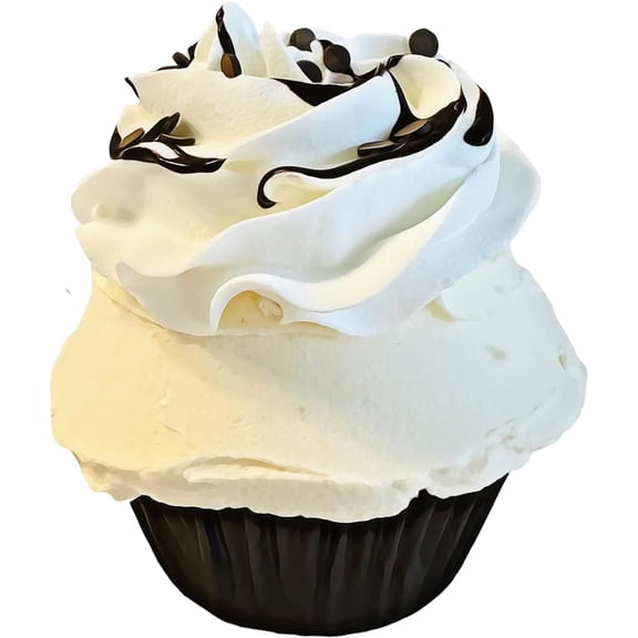 DEZICAKES Fake Cupcake Peach Creamsickle Prop Decoration Dezicakes