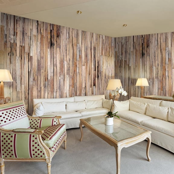 Repeating Wallpaper Roll - Natural Calm - 32.8'L x 19.7"W