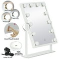 Hollywood Table Top Makeup Mirror Vanity Mirror with 12 LED Dimmable