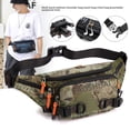 thumbnail image 2 of Riñonera para hombre para exteriores, moderna, de nailon, impermeable, tipo bandolera, 2 of 6