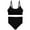 Black, variant on Darzheoy Seamless Bras for Women Plus Size Underwear Sets Backing Sling Traceless Sexy Gathered Back Underwear L