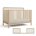 thumbnail image 2 of Storkcraft Porto 5-in-1 Convertible Crib with Bonus Toddler Guardrail, Driftwood, 2 of 15