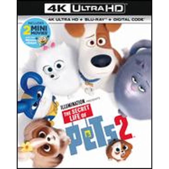 Pre-Owned The Secret Life of Pets 2 [4K Ultra HD Blu-ray/Blu-ray] (Blu-ray 0191329082942) directed by Chris Renaud, Jonathan DelVal