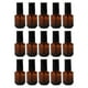 thumbnail image 1 of 15pcs 15ml vacío DIY Botellas de esmalte de uñas Frascos de vidrio cilíndricos con tapa de cepillo, 1 of 6