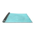 thumbnail image 2 of Ahgly Company Indoor Rectangle Solid Light Blue Modern Area Rugs, 6' x 9', 2 of 4