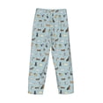 thumbnail image 3 of Lsque Cartoon Doodle Puppy Print Men's Pajama Pants, Lounge Pant - Comfortable Home Wear,Elastic Waistband, Stylish Design-XX-Large, 3 of 9