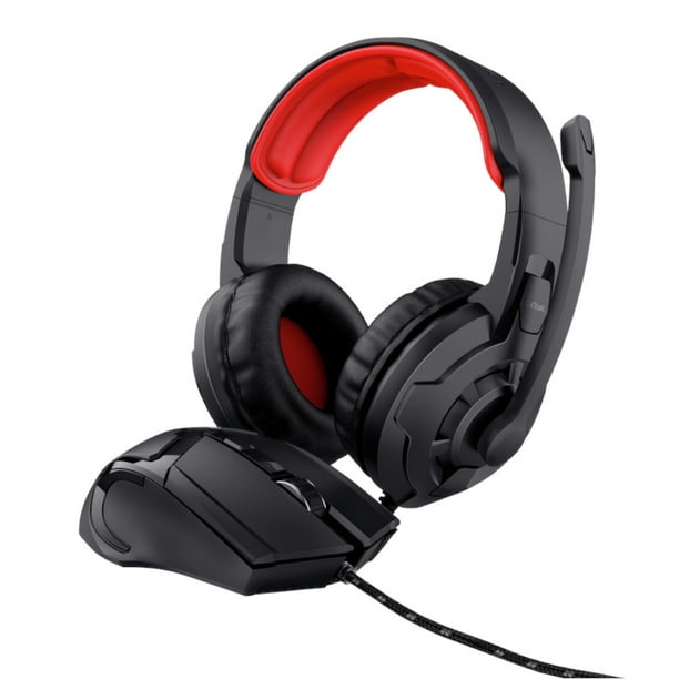 Set de juegos Trust GXT 785 Ravius 2 en 1 con auriculares y mouse