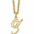 thumbnail image 1 of Ss/Gold Plated Sterling Silver Gold-Plated Letter Z Initial Necklace Made In United States -Jewelry By Sweet Pea, 1 of 6