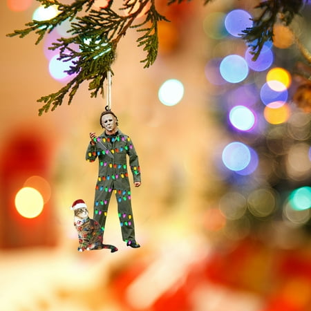 

Music Loving Horrible Pendant Horrible Christmas Pendant 2022 Christmas Tree Wooden Decorations