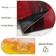 thumbnail image 6 of 5'x8' Area Rugs, Red Yellow Indoor Outdoor Area Rug for Living Room Bedroom, Modern Oil Painting Abstract Color Block Washable Bathroom Rugs Kitchen Floor Carpet Mats Home Decor Aesthetic, 6 of 8
