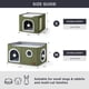 thumbnail image 5 of Cama para gatos, grande, interior, extra ancha, cubo, casa Loden, 5 of 9