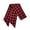 Black and Red, variant on Christmas Wreath Sash for Front Door Red and Green Buffalo Check Plaid Wreath Sash for Embroidery Monogram, Garland Ribbon Accessories, Xmas Party Yard Doorway Indoor Outdoor Wall