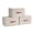 Beige-XLarge - 3 Pack, variant on 3 Pack Collapsible Storage Bins With Lid Foldable Linen Fabric Shelf Basket Closet Organizer And Large Box For Clothes Leather Handles 16.5 X 11.8 7.5 Black