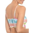 thumbnail image 3 of Hit Rewind Women's Tie Dye Midkini Swim Top, 3 of 6