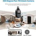 thumbnail image 5 of Security Camera,WiFi Light Bulb Camera Wireless Outdoor Indoor,Color Night Vision Smart Home Surveillance Camera,1080 HD Motion Detection 360 Degree Wide Angle, 5 of 9
