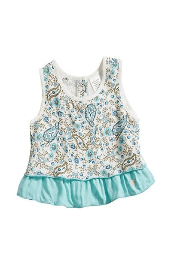 Baby Girls' Layered Ruffle-Hem Tank, GPA07025I, Size 18 Months, MSRP $29.5