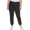 Black, variant on DKNY Sport Womens Plus High Rise Fitness Jogger Pants