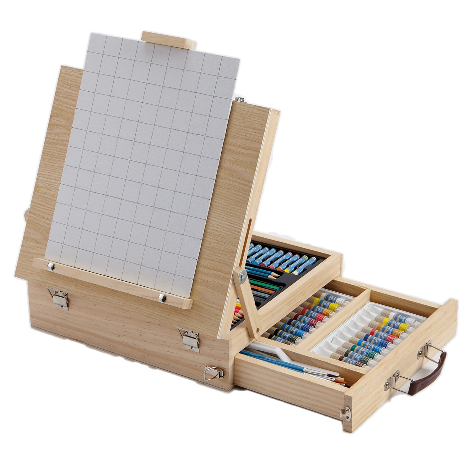 Artist S Loft Young Necessities 106pc Deluxe Painting Drawing Easel Art Set Walmart Com
