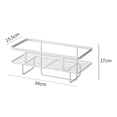 thumbnail image 3 of 1 estante de almacenamiento para inodoro, cisterna, estante para artículos diversos de baño para el hogar., 3 of 7